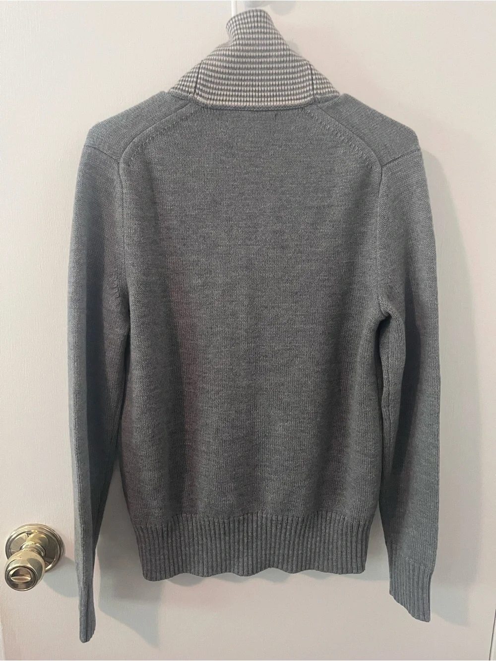 Banana Republic Mad Men Men's Small Merino Wool Shawl Collar Cardigan Sweater